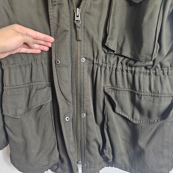 Aritzia Wilfred Military Jacket in Green size 2 - Picture 8 of 13